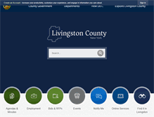 Tablet Screenshot of livingstoncounty.us
